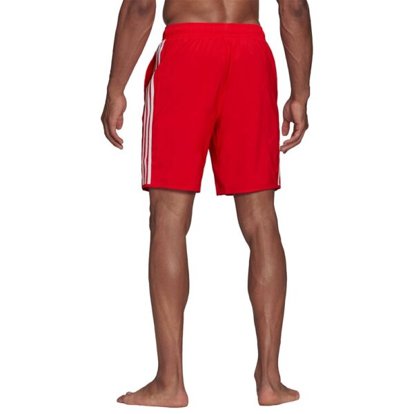 Adidas 3 Stripes Clx Swimming Shorts Rojo L