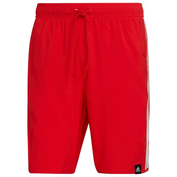 Adidas 3 Stripes Clx Swimming Shorts Rojo L